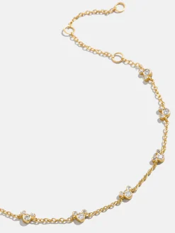 Mickey Mouse Disney 18K Gold Plated Sterling Silver Bracelet - Gold/Pavé