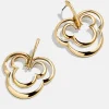 Mickey Mouse Disney Layered Earrings - Gold