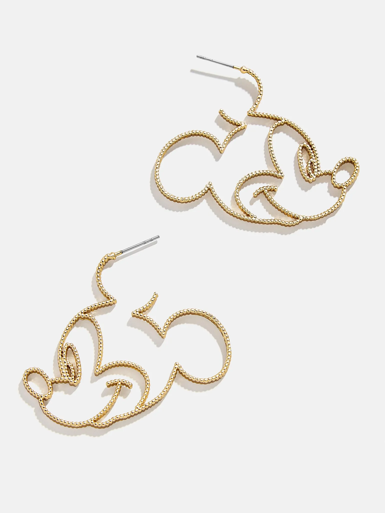 Mickey Mouse Disney Outline Earrings - Mickey Mouse