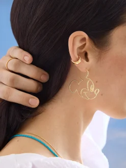 Mickey Mouse Disney Outline Earrings - Mickey Mouse