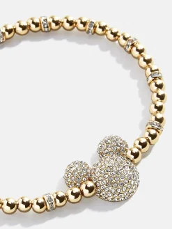Mickey Mouse Disney Pavé Bracelet - Gold/Pavé