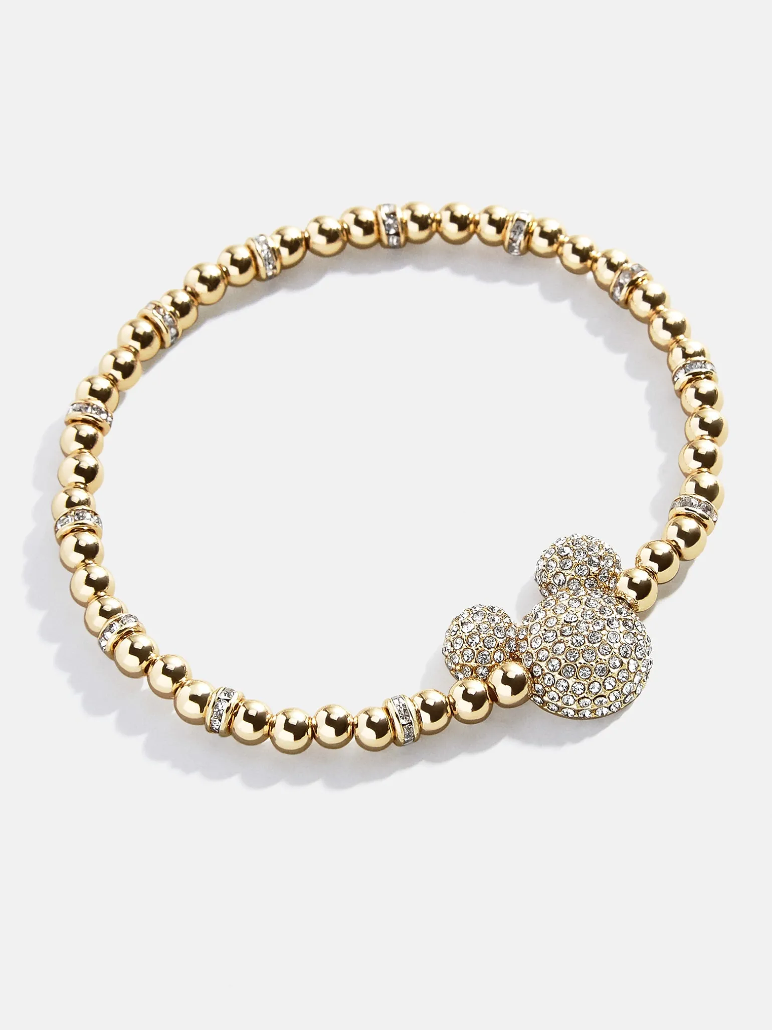 Mickey Mouse Disney Pavé Bracelet - Gold/Pavé