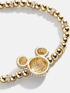 Mickey Mouse Disney Pavé Bracelet - Gold/Pavé