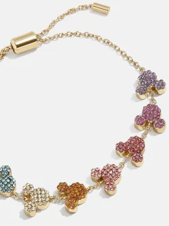 Mickey Mouse Disney Pavé Pull-Tie Bracelet