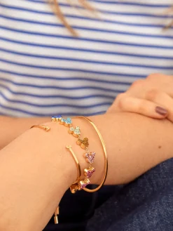 Mickey Mouse Disney Pavé Pull-Tie Bracelet