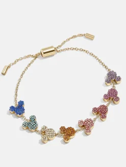 Mickey Mouse Disney Pavé Pull-Tie Bracelet