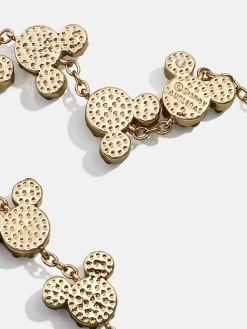 Mickey Mouse Disney Pavé Pull-Tie Bracelet