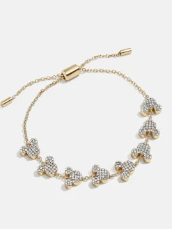 Mickey Mouse Disney Pavé Pull-Tie Bracelet
