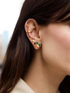 Mickey Mouse Disney Pumpkin Stud Earrings - Disney Pumpkin Stud Earrings