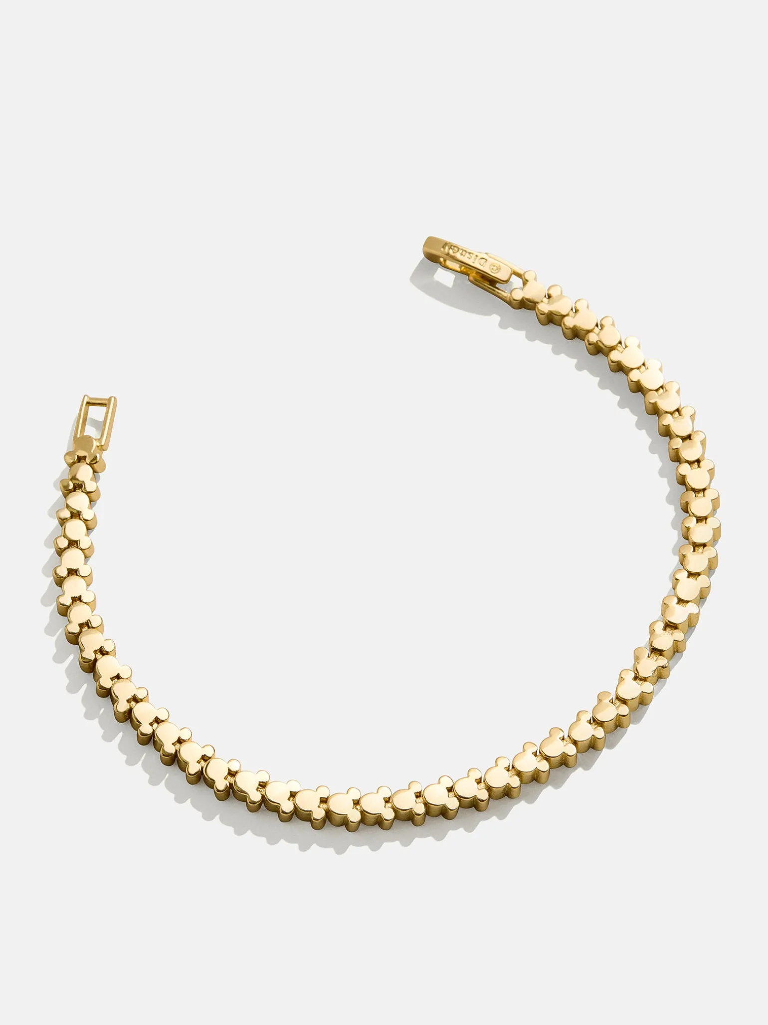 Mickey Mouse Disney Repeating Tennis Bracelet - Gold