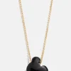 Mickey Mouse Disney Stone Pendant Necklace - Black