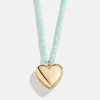Millie Bubble Heart Necklace - Turquoise