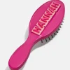 Mini Block Font Custom Hair Brush - Magenta