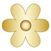 Mini Daisy Icon - Gold