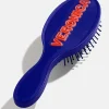 Mini Fine Line Custom Hair Brush - Navy/Red