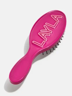 Mini Fine Line Custom Hair Brush - Magenta/Light Pink