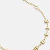 Mini 18K Gold Vermeil Custom Spaced Letter Name Bracelet - 18K Gold Vermeil