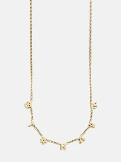 Mini 18K Gold Vermeil Custom Icon Necklace - 18K Gold Vermeil