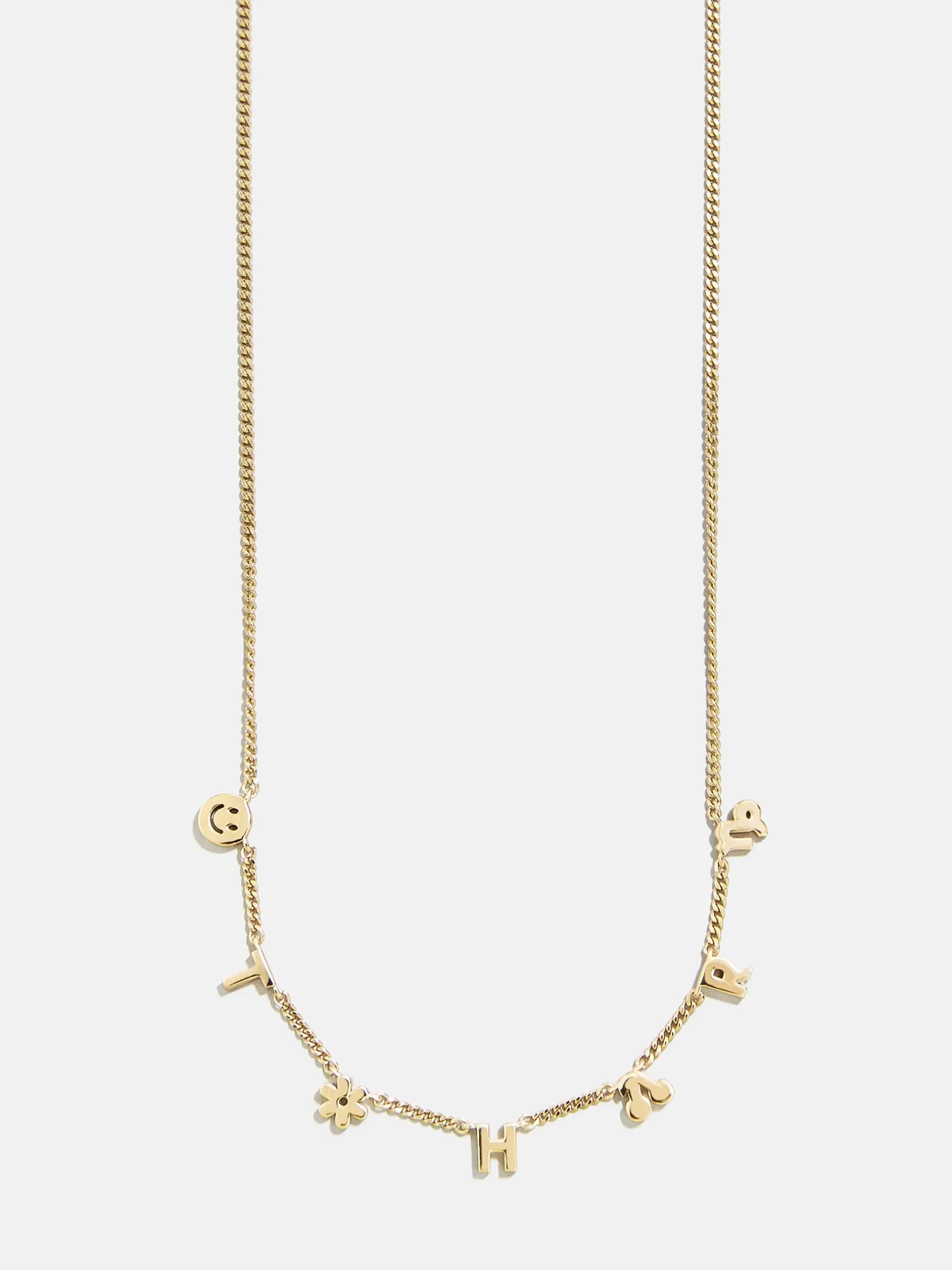 Mini 18K Gold Vermeil Custom Icon Necklace - 18K Gold Vermeil