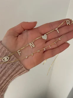 Mini 18K Gold Vermeil Custom Icon Necklace - 18K Gold Vermeil