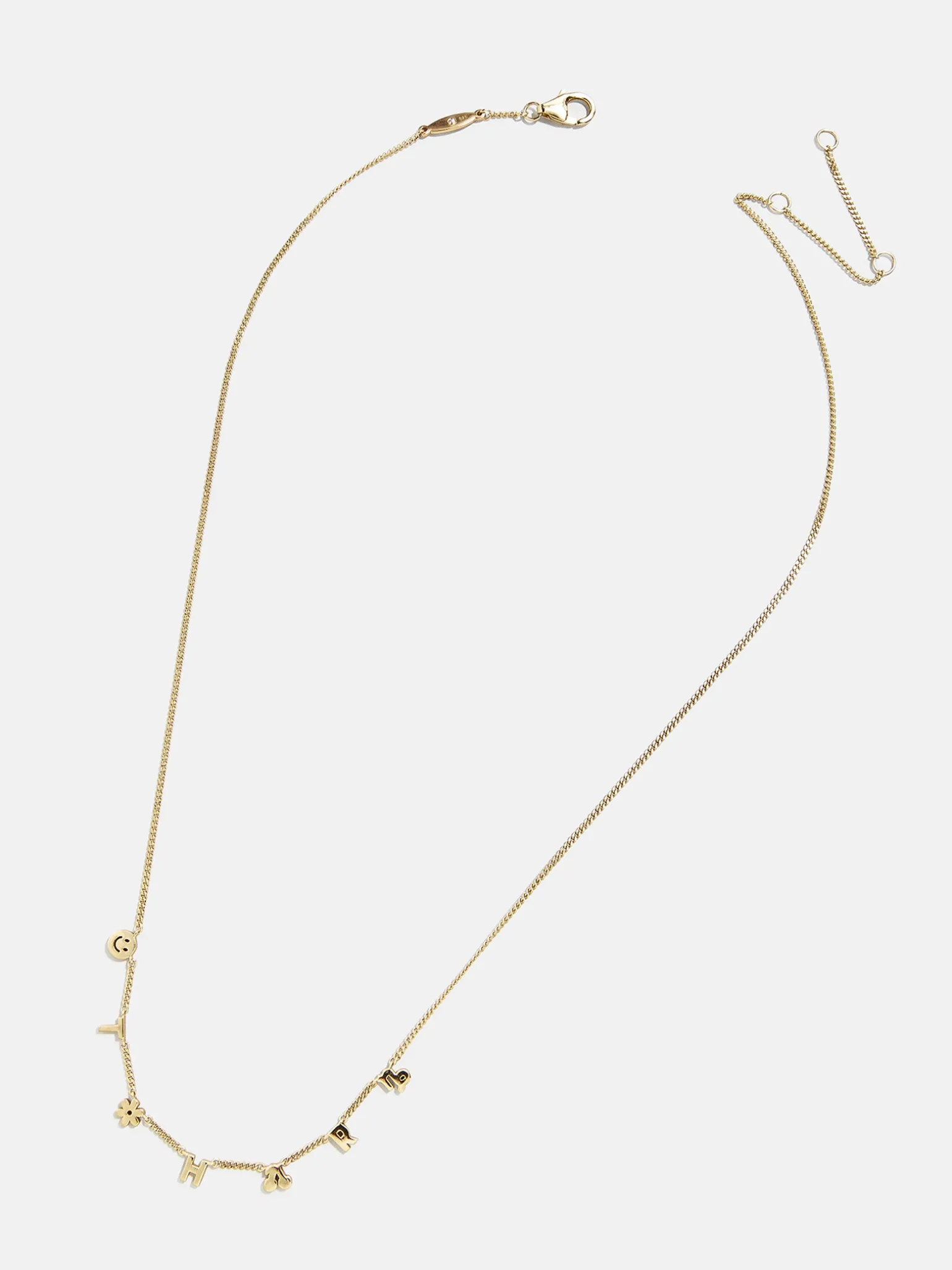Mini 18K Gold Vermeil Custom Icon Necklace - 18K Gold Vermeil