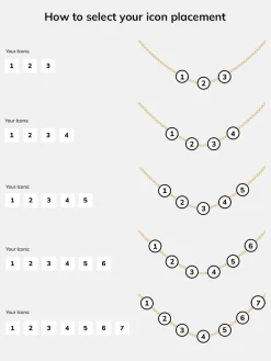 Mini 18K Gold Vermeil Custom Icon Necklace - 18K Gold Vermeil