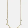 Mini 18K Gold Vermeil Custom Icon Necklace - 18K Gold Vermeil. Pavé Cubic Zirconia Stones