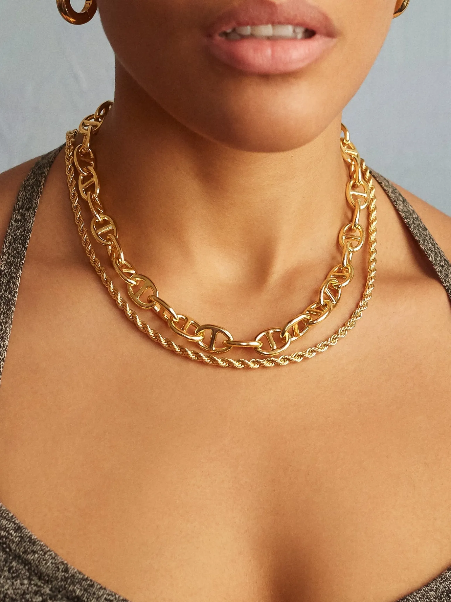 Mini Petra Necklace - Gold