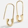 Mini Spillo 18K Gold Vermeil Earrings - S
