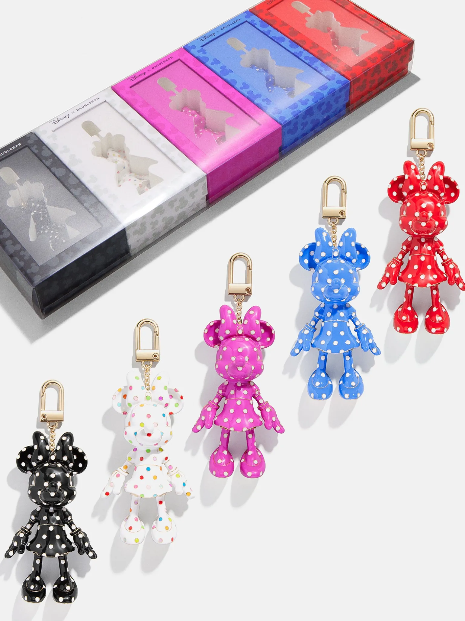 Minnie Mouse Disney Bag Charm Set - Pink