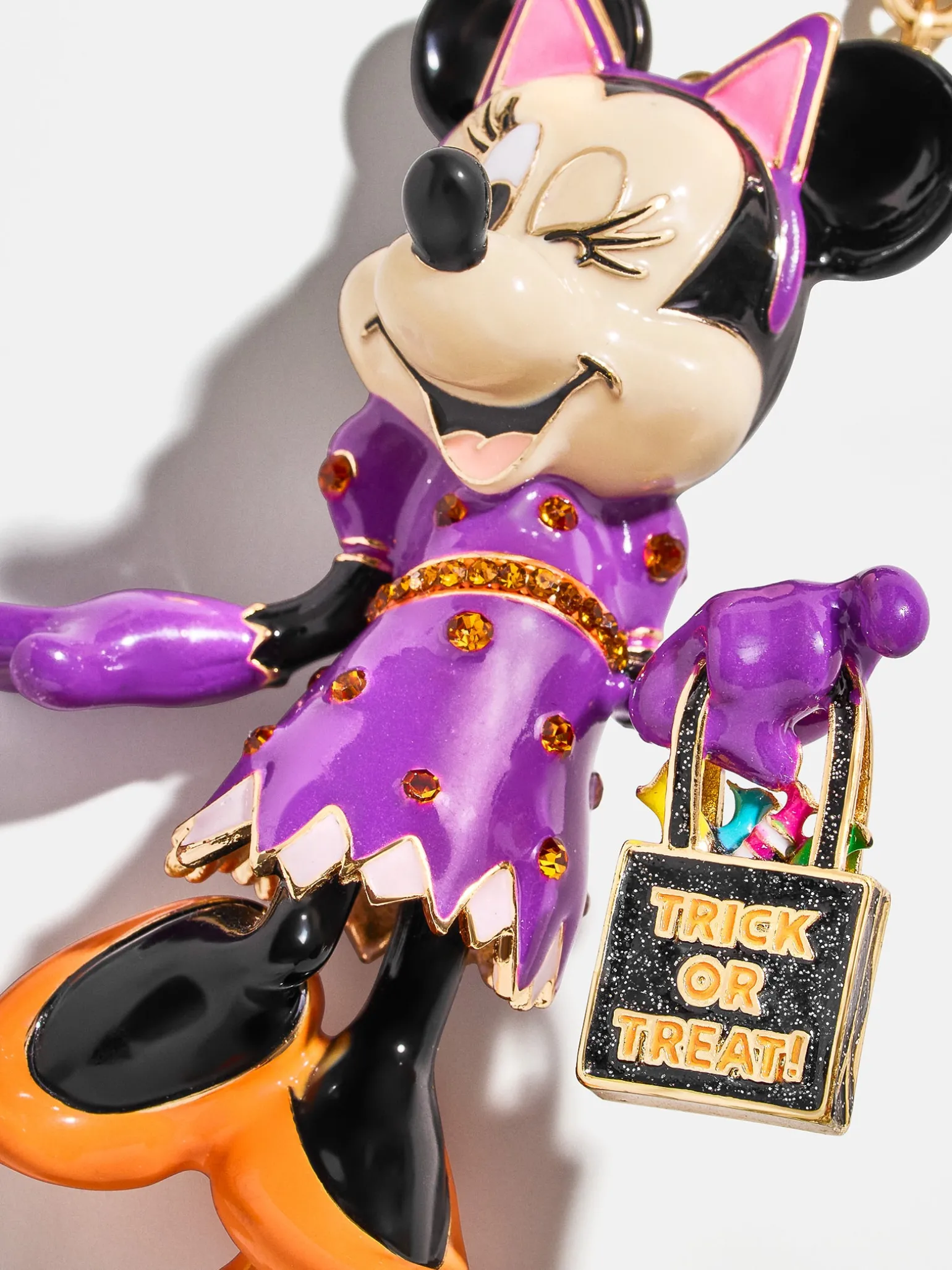 Minnie Mouse Disney Cat Glow-In-The-Dark Bag Charm - Minnie Mouse