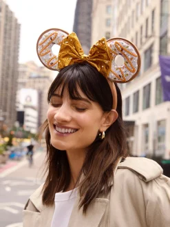 Minnie Mouse Disney Donut Ears Headband - Minnie Mouse Donut Ears