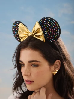 Minnie Mouse Disney Multicolored Gem Ears Headband - Minnie Mouse Multicolored Gem Ears