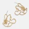 Minnie Mouse Disney Outline Earrings - Minnie Mouse