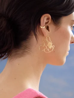 Minnie Mouse Disney Outline Earrings - Minnie Mouse