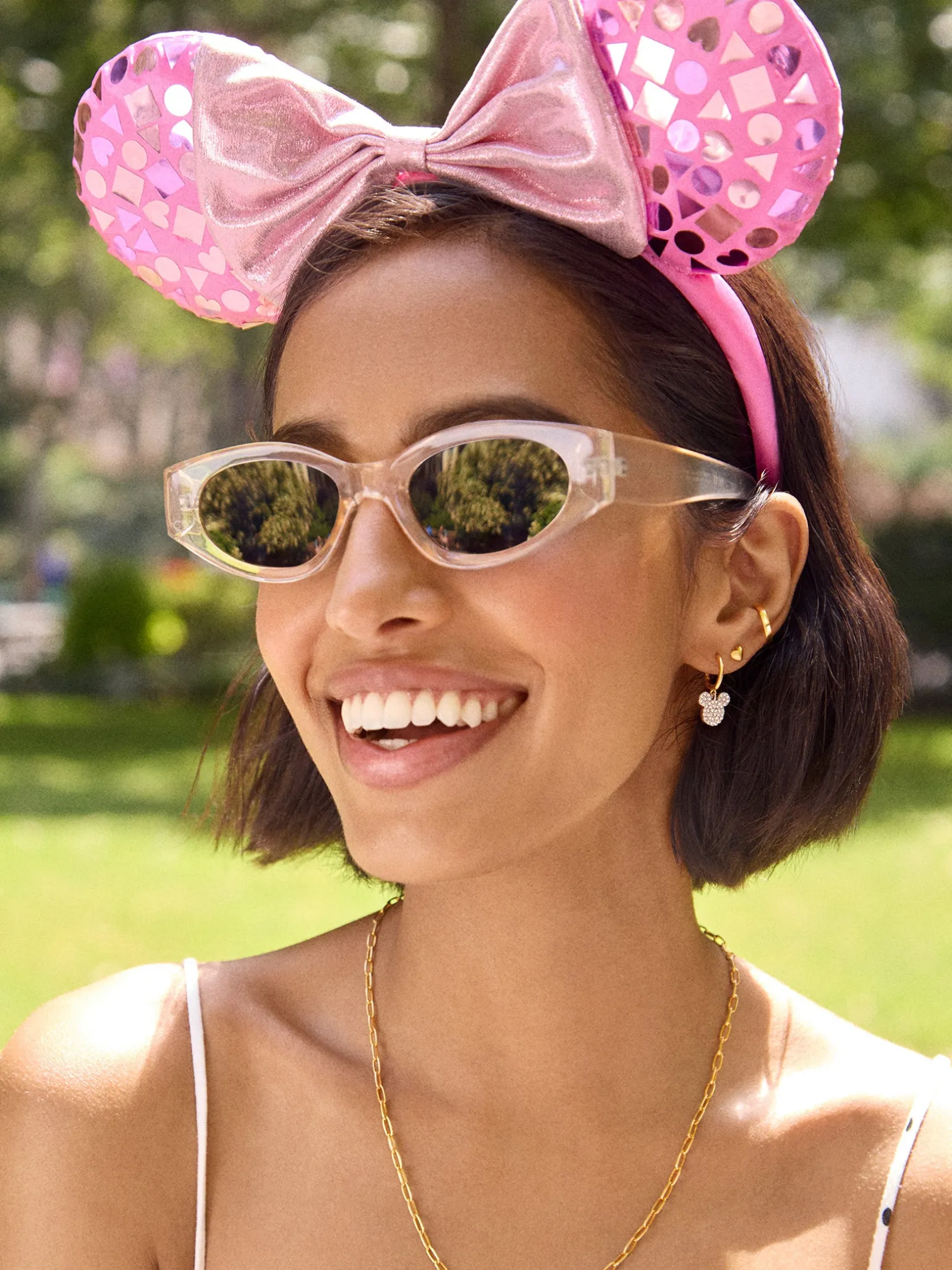 Minnie Mouse Disney Pink Ears Headband - Minnie Mouse Pink Ears