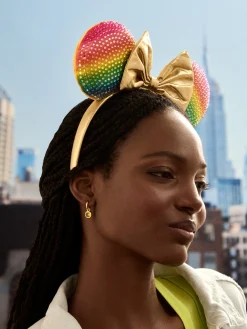 Minnie Mouse Disney Rainbow Ears Headband - Minnie Mouse Rainbow Ears