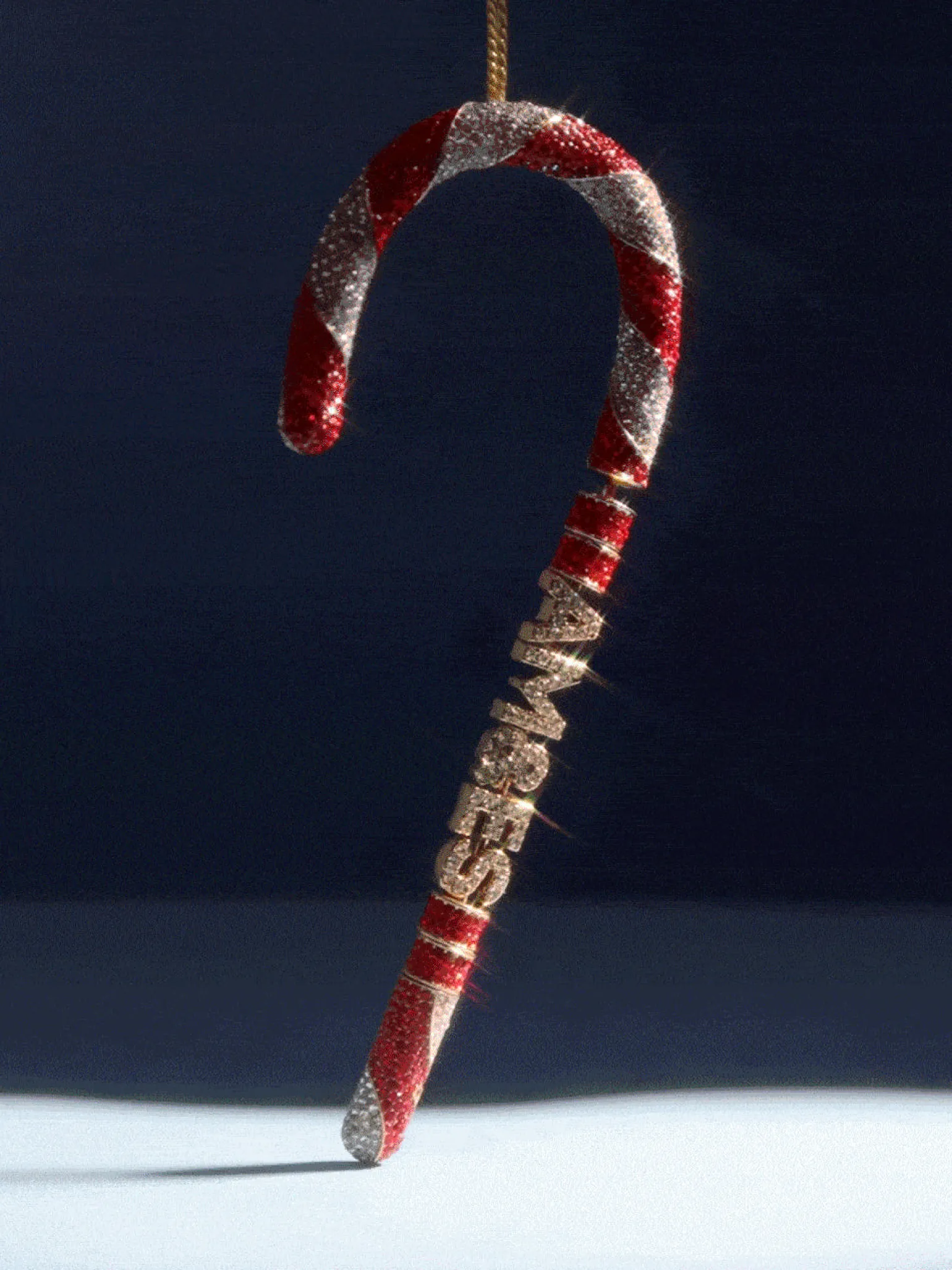 Mint to Be Custom Ornament - Red/White