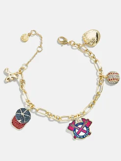 MLB Charm Bracelet - Atlanta Braves