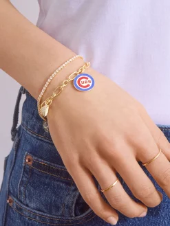 MLB Charm Bracelet - Chicago Cubs
