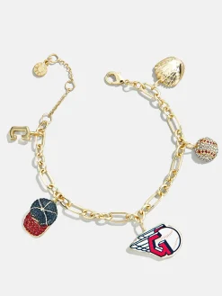 MLB Charm Bracelet - Cleveland Guardians