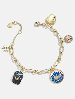 MLB Charm Bracelet - New York Mets