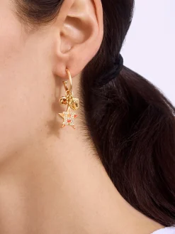 MLB Charm Earrings - Houston Astros