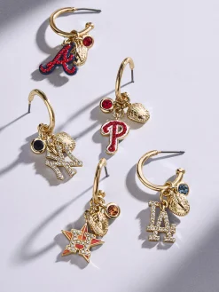 MLB Charm Earrings - New York Yankees