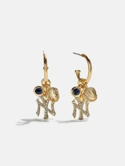 MLB Charm Earrings - New York Yankees