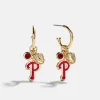 MLB Charm Earrings - Philadelphia Phillies