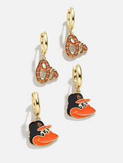 MLB Earring Set - Baltimore Orioles