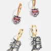 MLB Earring Set - Detroit Tigers