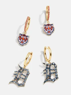 MLB Earring Set - Detroit Tigers