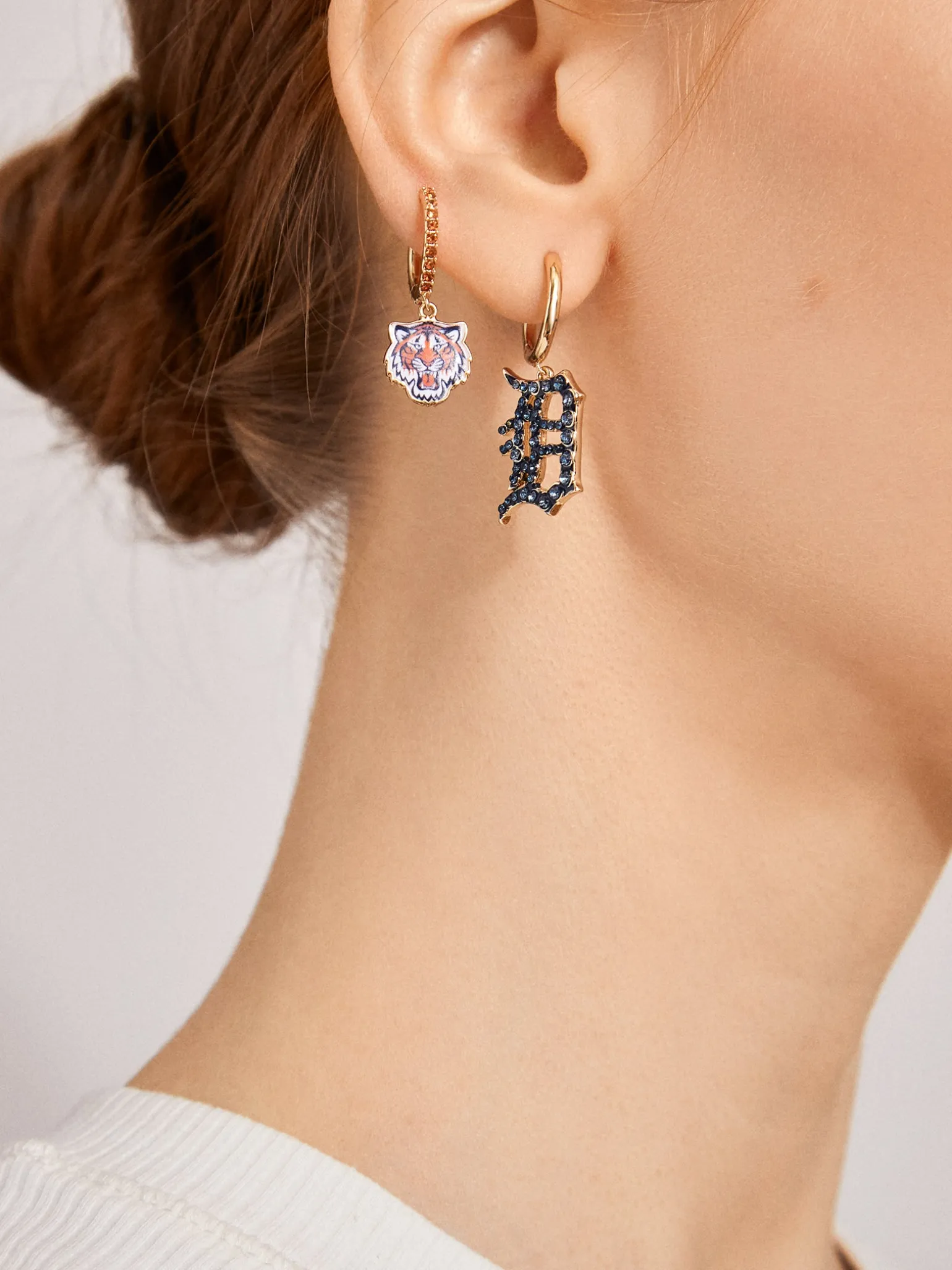 MLB Earring Set - Detroit Tigers